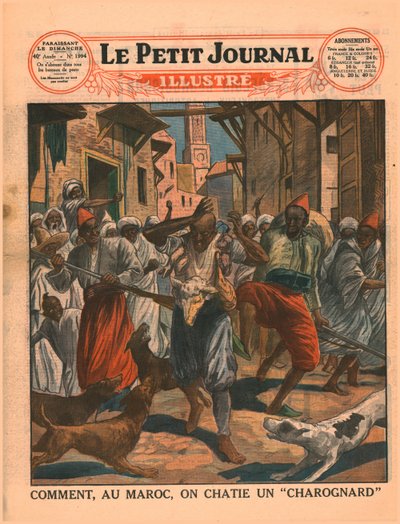 Comment, au Maroc, on châtie un éboueur, 1929 - Unbekannt
