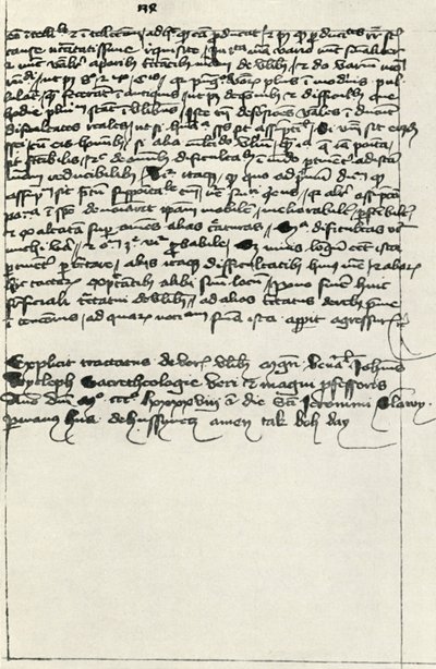 Transcription de Hus du traité de Wycliffe, début du 15e siècle, 1947 - Unbekannt
