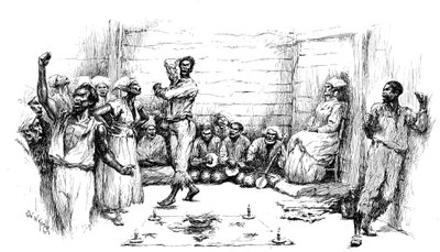 Transe hypnotique induite lors des rites de danse vaudou, Louisiane, USA, 1886 - Unbekannt