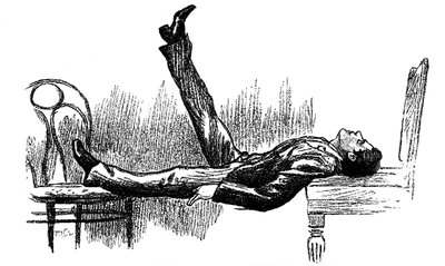 Sujet hypnotisé en état de catalepsie, 1891 - Unbekannt