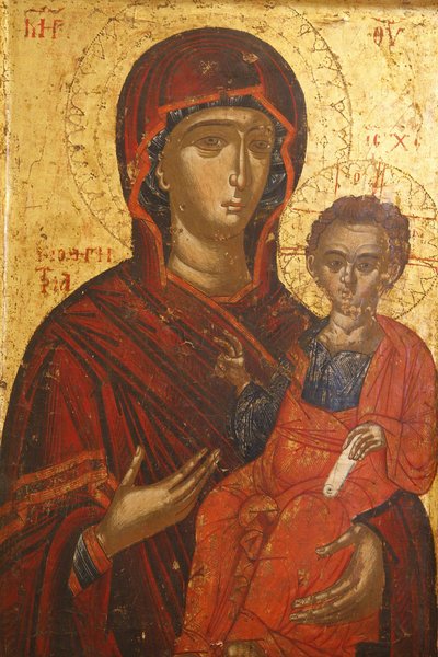 Icône : Sainte Marie Hodigitria (16ème siècle), Berat, Albanie - Unbekannt