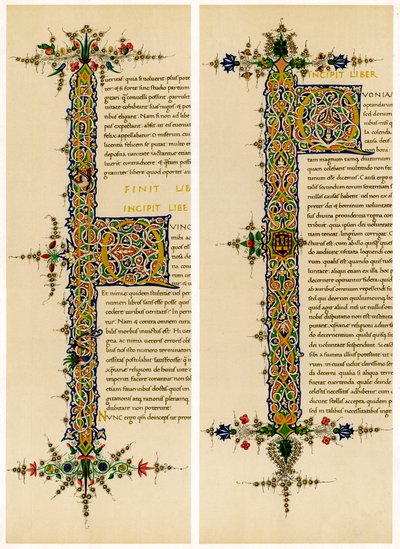 Lettres initiales illuminées, fin du XVe siècle - Unbekannt