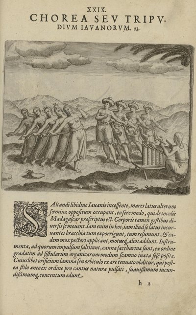 Illustration tirée du livre India Orientalis par un auteur inconnu et publié par Excudebat Matthaeus Beckerus - Unbekannt