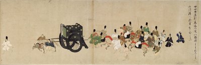 Conte illustré de la guerre civile de Heiji La visite impériale à Rokuhara 5 rouleau, 13e siècle - Unbekannt