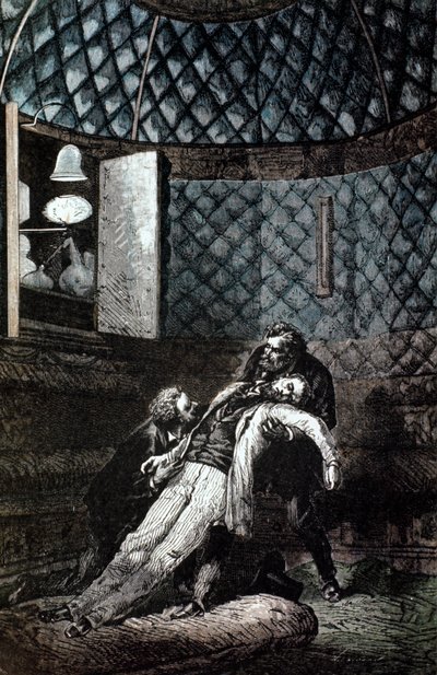 Illustration de De la Terre à la Lune par Jules Verne, 1865 - Unbekannt