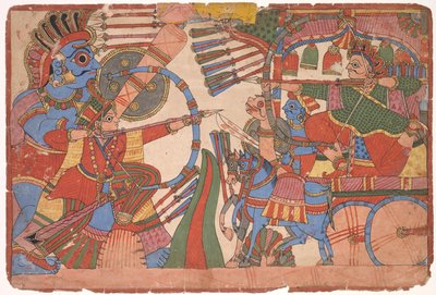 Illustration du Mahabharata, c. 1800 - Unbekannt