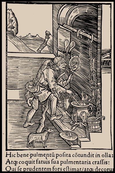Illustration du livre La Nef des fous de Sebastian Brant, 1497 - Unbekannt