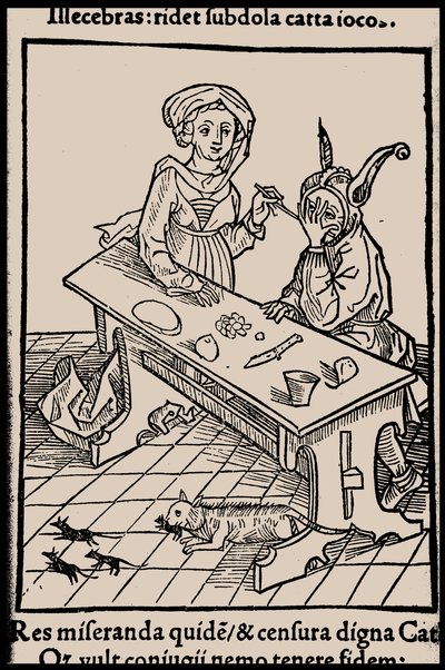 Illustration du livre La Nef des fous de Sebastian Brant, 1497 - Unbekannt