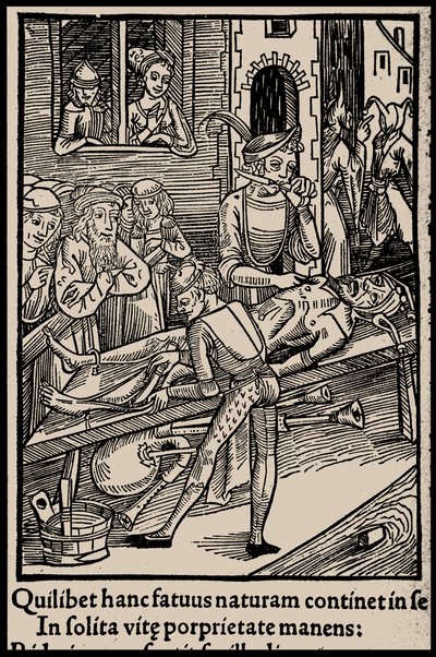Illustration du livre La Nef des fous de Sebastian Brant, 1497 - Unbekannt