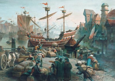 Dans le port d