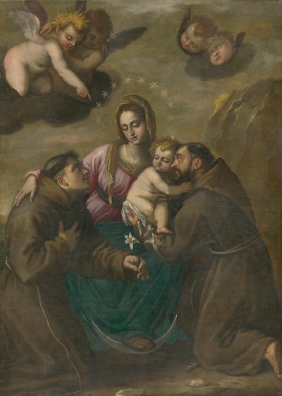 Immaculée avec des saints - Unbekannt