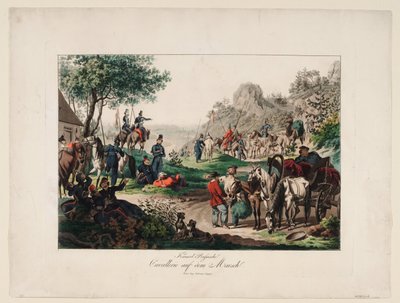Cavalerie impériale russe en marche, 1813 - Unbekannt