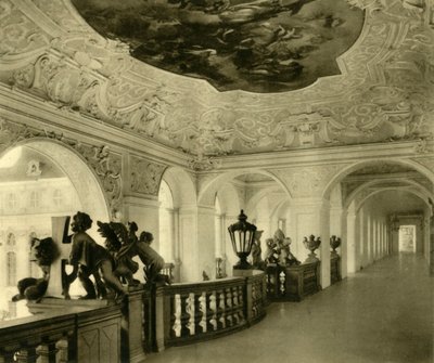 Escalier impérial, monastère de Saint-Florian, Sankt Florian, Haute-Autriche, vers 1935 - Unbekannt