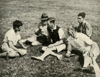 En camp à Southwold, Suffolk : Une conversation amicale, 1937 - Unbekannt