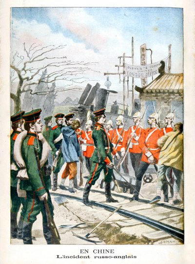 En Chine, incident entre Russes et Anglais, 1901 - Unbekannt