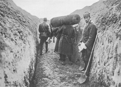 Dans une des tranchées françaises, 1914 - Unbekannt