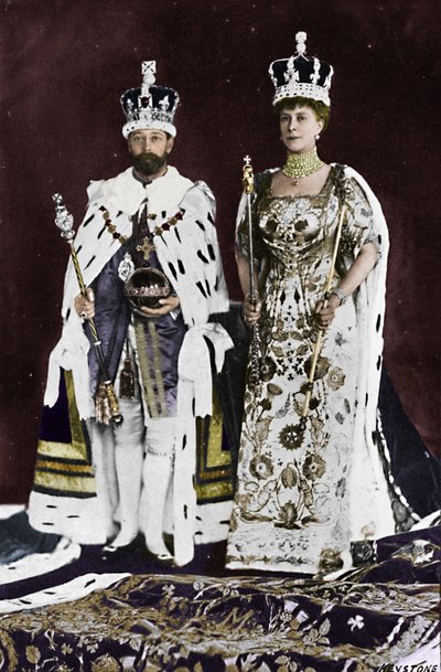 Au printemps 1910, le roi Édouard VII est mort, en mars 1911, le roi George V a été couronné, 1911, 1945 - Unbekannt