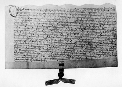Acte de vente de terrain, signé par Guy Fawkes, début du XVIIe siècle - Unbekannt