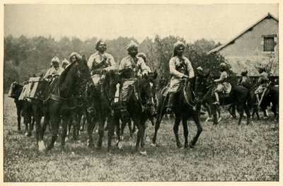 Soldats indiens au front, Première Guerre mondiale, 1914, vers 1920 - Unbekannt
