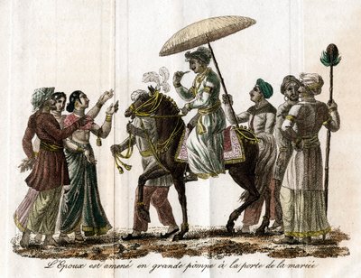 Procession de mariage indien, 19e siècle - Unbekannt