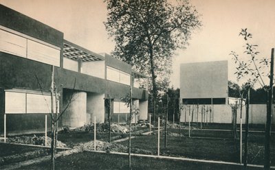 Projet de logements industriels à Pessac, près de Bordeaux. Architectes, Le Corbusier et Pierre Jeanneret - Unbekannt