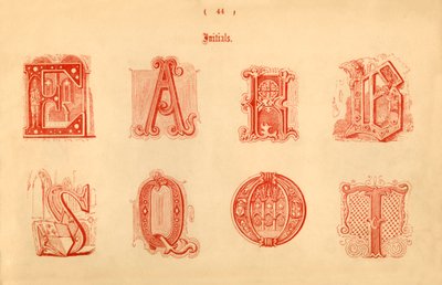 Initiales, 1862 - Unbekannt