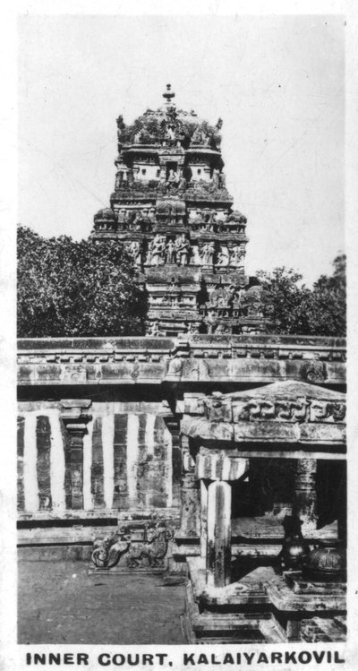 Cour intérieure, Kalaiyarkovil, Inde, vers 1925 - Unbekannt
