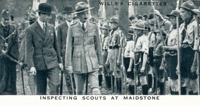 Inspection des scouts à Maidstone, 1929 - Unbekannt