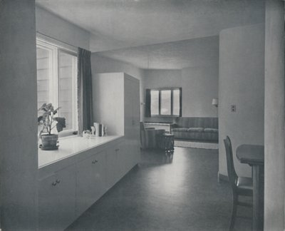 Intérieur - Maison à Fairfax, Californie par Francis Ellsworth Lloyd, 1942 - Unbekannt