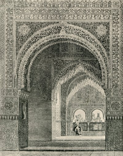 Vue intérieure, prise depuis la Salle des Deux Sœurs, 19e siècle, 1907 - Unbekannt