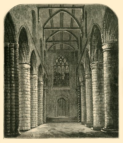 Intérieur de la nef de l