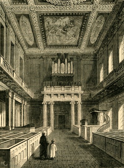 Intérieur de la Chapelle Royale Banqueting House, Whitehall, 1881 - Unbekannt
