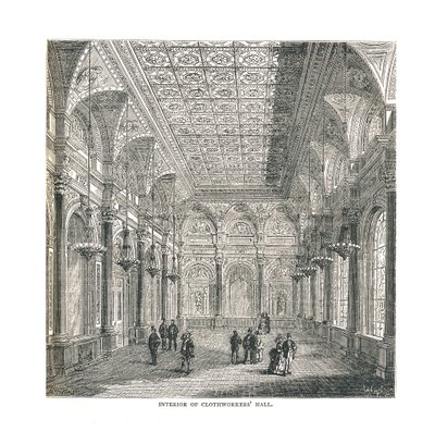 Intérieur du Hall des Drapiers, 1878 - Unbekannt