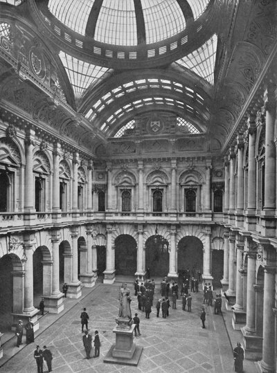 Intérieur de la Bourse Royale, City de Londres, vers 1910, 1911 - Unbekannt