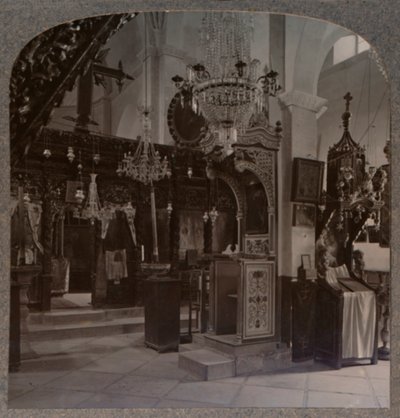 Intérieur de la synagogue où le Christ a prêché, Nazareth, vers 1900 - Unbekannt