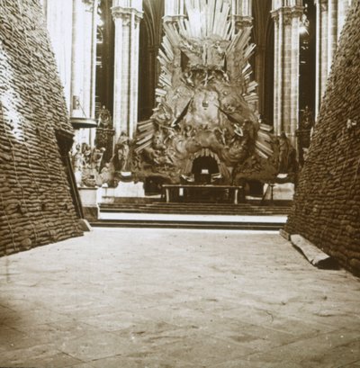 Intérieur de la cathédrale, Amiens, nord de la France, vers 1914-1918 - Unbekannt