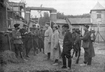 Interrogatoire de prisonniers allemands, France, août 1914 - Unbekannt
