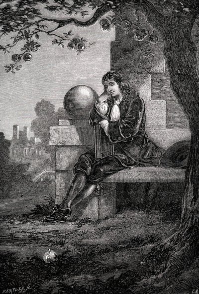Isaac Newton, scientifique et mathématicien anglais, 17ème siècle vers 1880 - Unbekannt