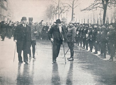 Vétéran italien, général Ricciotti Garibaldi, lors d