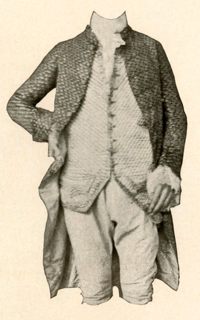 Veste et gilet portés par Robert Livingston, de Clermont Manor, New York, c1720, 1937 - Unbekannt