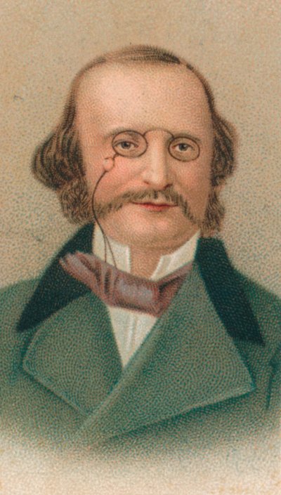 Jacques Offenbach, 1819-1880 compositeur, violoncelliste et impresario français d