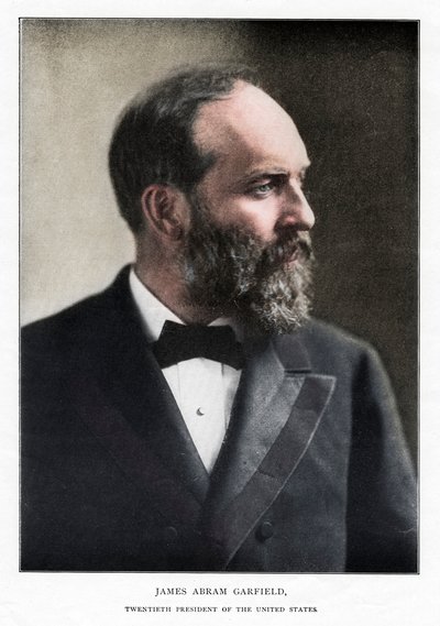 James Abram Garfield, 20e président des États-Unis, c1881 - Unbekannt