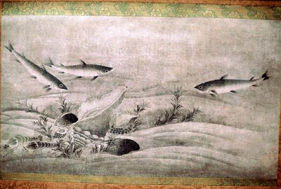 Peinture japonaise de poissons - Unbekannt