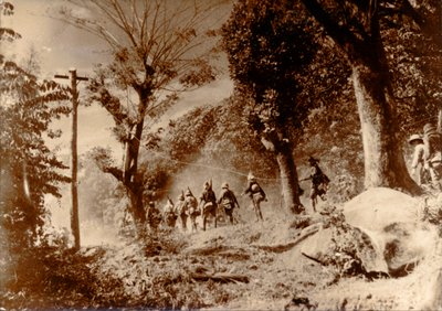 Soldats japonais avançant vers Port Moresby, Nouvelle-Guinée, Seconde Guerre mondiale, 1942 - Unbekannt