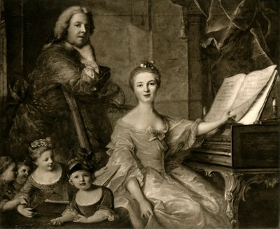 Jean-Marc Nattier et sa famille, 1730-1762 - Unbekannt