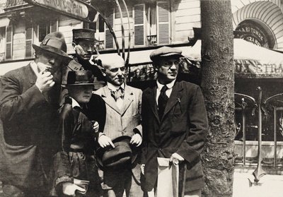Jean Cocteau, Manuel Ortiz de Zárate, Henri-Pierre Roché, Marie Vassilieff, Max..., 1916 - Unbekannt