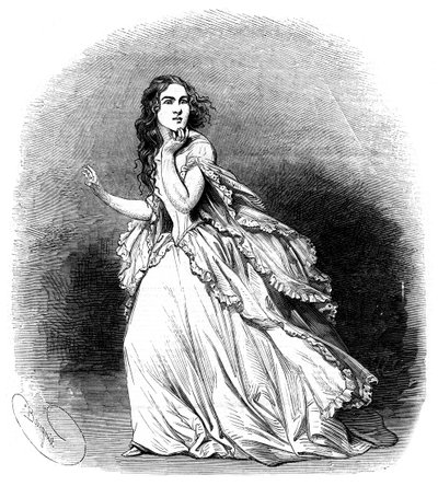 Jenny Lind, soprano connue sous le nom de Rossignol suédois, 1848 - Unbekannt