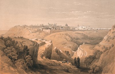Jérusalem depuis la route menant à Béthanie, 1855 - Unbekannt
