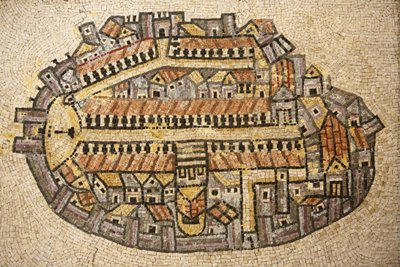 Mosaïque du temple de Jérusalem, Jérusalem, Israël - Unbekannt