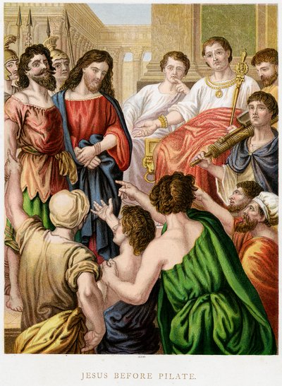 Jésus devant Pilate, milieu du XIXe siècle - Unbekannt